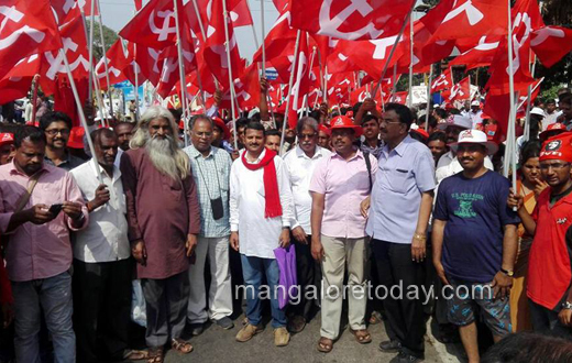 Vijayan Pinarai rally in Mangalore